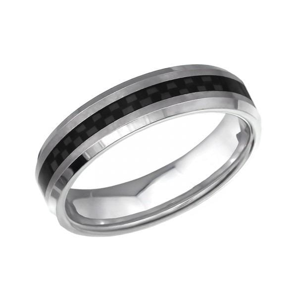 Titanium Yellow Wedding Band Ring