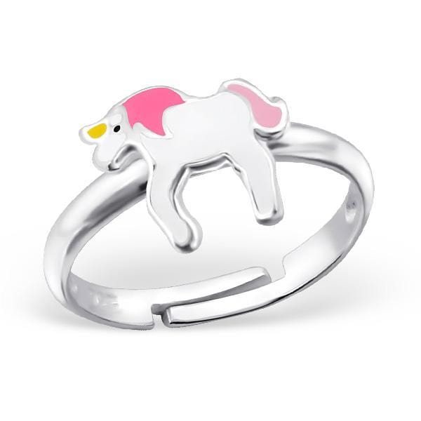 Sterling Silver Unicorn Ring For Kids