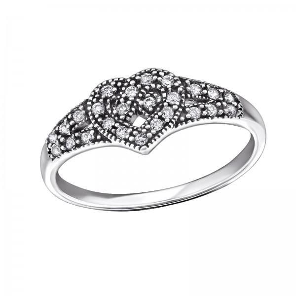 Silver Celtic Heart Ring