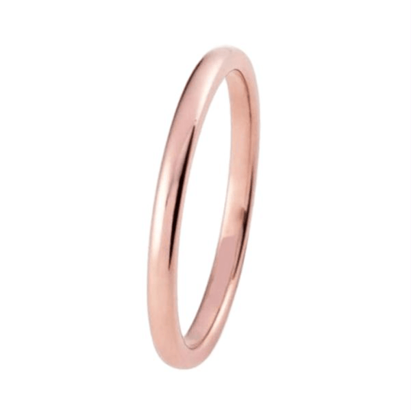 women tungsten ring  Rose Gold