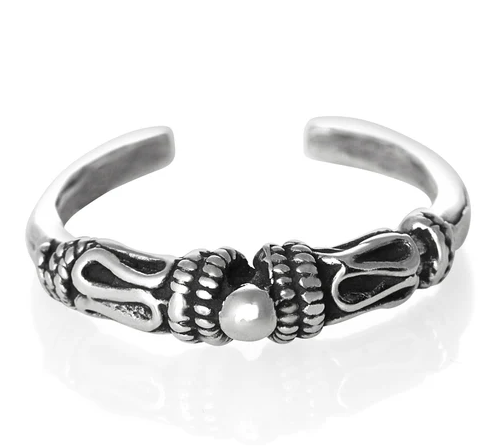 Silver Bali Toe Ring