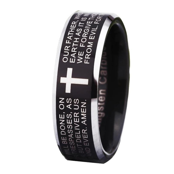 Tungsten Religious Ring