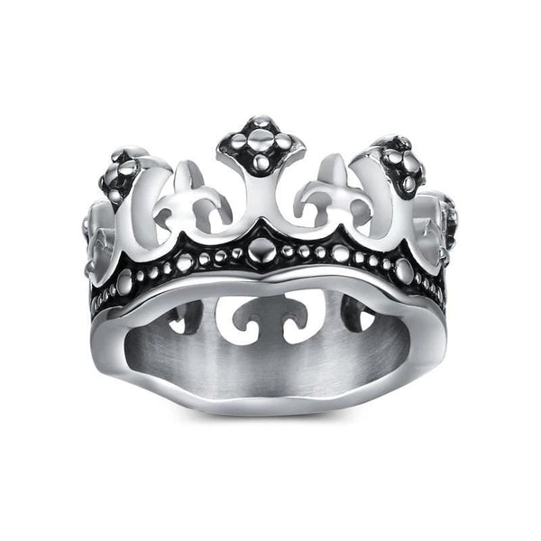 Royal King Crown Ring for Men & Women