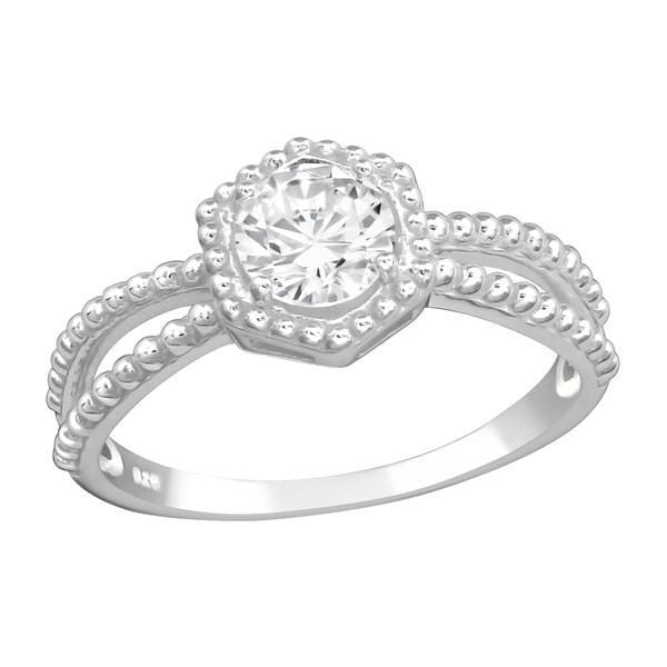 Affordable Sterling Silver Engagement Ring
