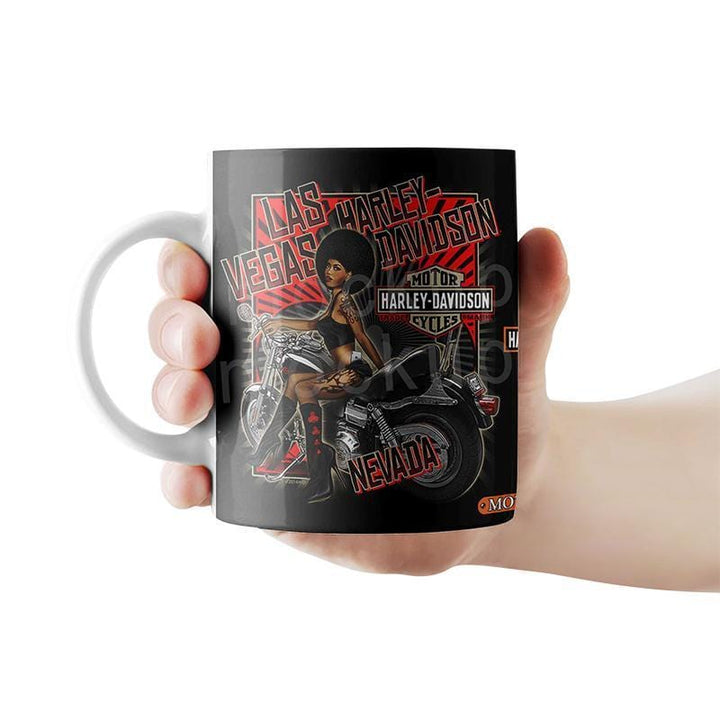 Las Vegas Harley Motorcycle Coffee Mug