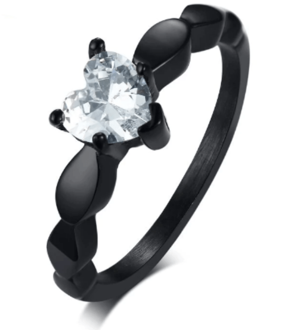Steel  Wedding & Engagement Ring for Women