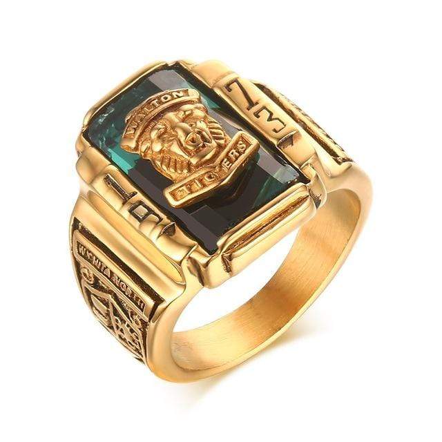 Men Vintage  Cocktail Signet Ring For Mens